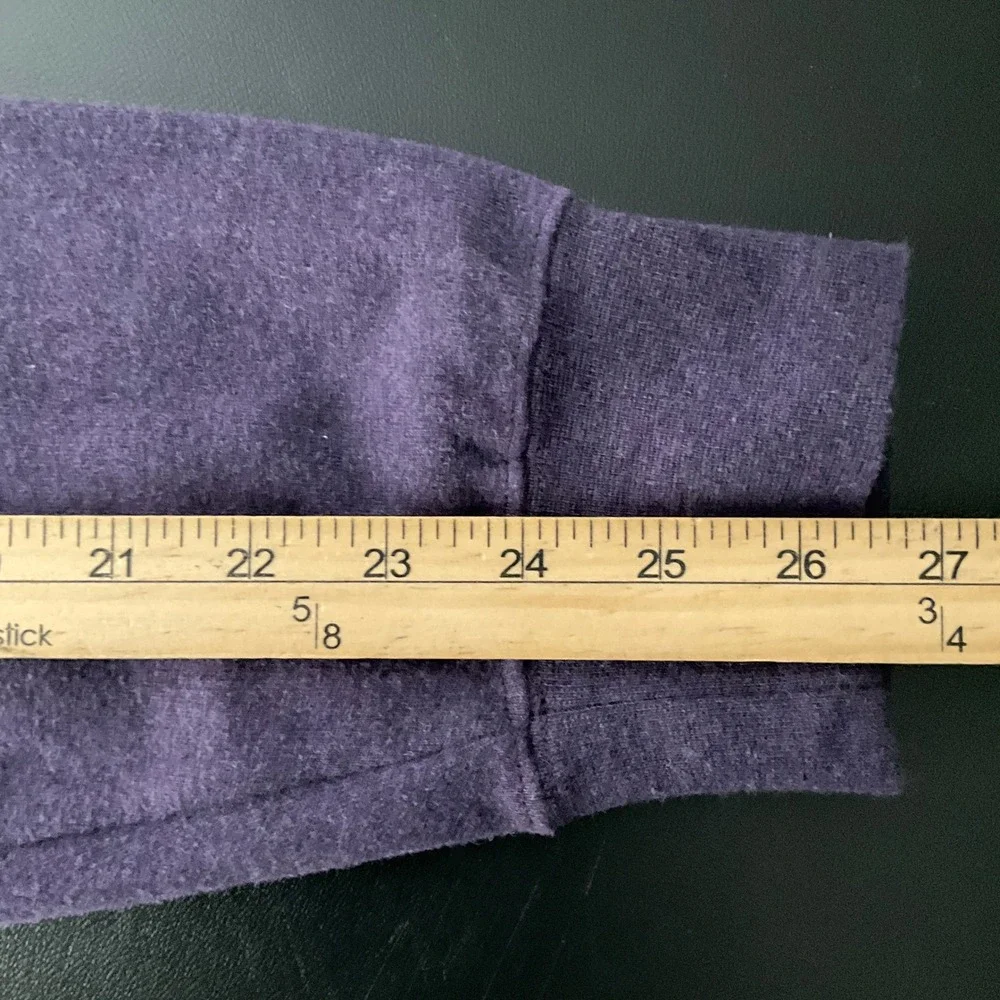 Peter Millar Mens XL Purple 100% Cotton‎ Quarter Zip Pullover Sweater Mock Neck